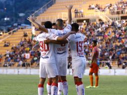 Emmanuel Gigliotti, Aníbal Chalá, Kevin Castañeda y Óscar Manuel Millán se encargaron de realizar los goles para el Toluca. TWITTER/@TolucaFC