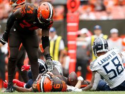 Los Browns cayeron de bruces en su esperado debut. AFP / K. Irwin