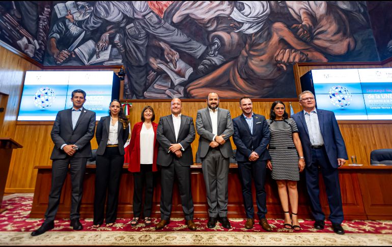 Ricardo Villanueva, rector de la UdeG, destacó que el cuarto objetivo establece la necesidad de garantizar un a educación inclusiva, equitativa y de calidad. ESPECIAL / UdeG