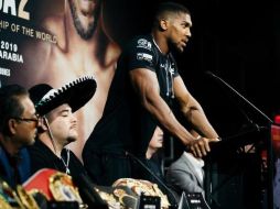 La pelea entre Anthony Joshua y Andy Ruiz se celebrará el próximo 7 de diciembre en Arabia Saudita. TWITTER / @anthonyfjoshua