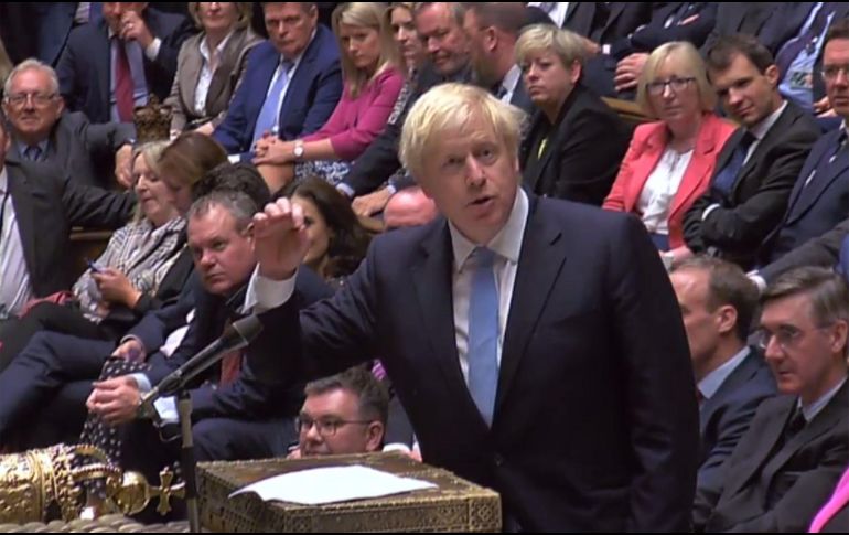 El primer ministro Boris Johnson reiteró que no tiene intención de solicitar una nueva prórroga del 