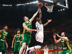 Kemba Walker fue la figura de los estadounidenses, al aportar 16 puntos frente a Brasil. AFP / N. Asfouri