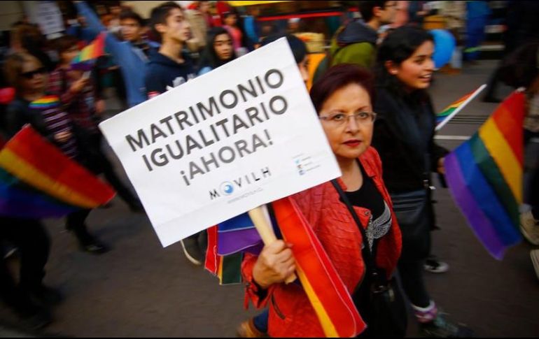 Representantes del Movimiento de Integración y Liberación Homosexual se retiraron de la sesión ya que no se les permitió opinar. TWITTER / @Movilh
