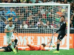 El jugador de la noche triste para México en San Antonio fue Lautaro Martínez, quien hizo tres de los cuatro goles. IMAGO7/E. Espinosa