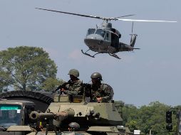 Para la operación nacional se espera la participación de más 150 mil militares y civiles uniformados, conocidos como milicias. AFP/S. Mendoza