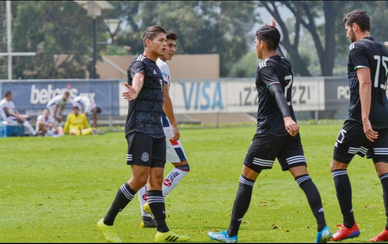Jesús Godínez marcó el tercer tanto del conjunto juvenil. TWITTER / @miseleccion