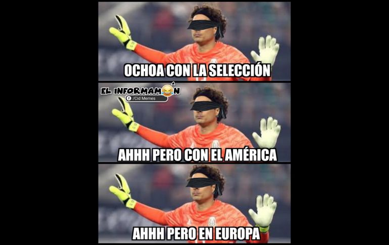 Tunden con memes al Tri y a Memo Ochoa por goliza ante Argentina