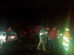 Cinco personas fallecieron al instante tras el hecho, mientras que otras dos perdieron la vida en el hospital. TWITTER/@ImpactoMich