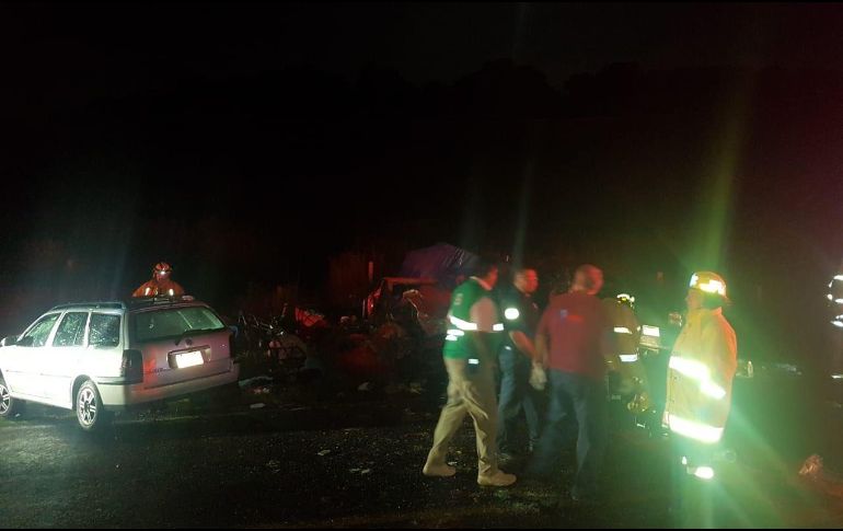 Cinco personas fallecieron al instante tras el hecho, mientras que otras dos perdieron la vida en el hospital. TWITTER/@ImpactoMich