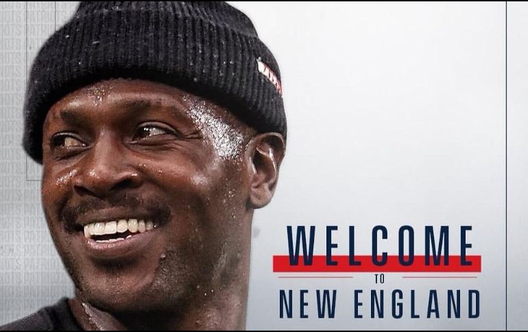 Patriots adquirió a Brown este mes en un canje con Oakland. INSTAGRAM / patriots