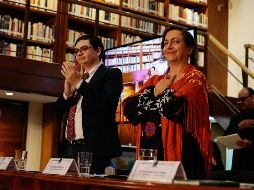Durante el evento, la nueva directora, Carmen Villoro, habló sobre la obra de Octavio Paz, así como de los planes para el recinto.  EL INFORMADOR/G. Gallo