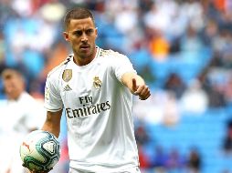 El Real Madrid también vio el estreno en Liga de Eden Hazard, su fichaje estrella, tras superar su lesión. EFE / R. Jiménez
