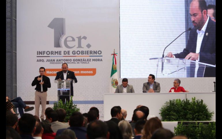 Juan Antonio González, explica que la inseguridad no es un tema de más patrullas y pistolas, debemos apostar por mejores oportunidades para las familias”, concluyó. EL INFORMADOR/ J. Velazco