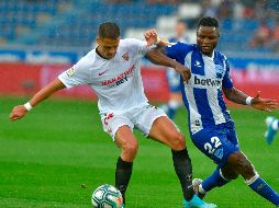 Javier Hernández fue incluído en la convocatoria de Julen Lopetegui, luego de su primer entrenamiento con el equipo el jueves pasado.  AFP / A. Gillenea
