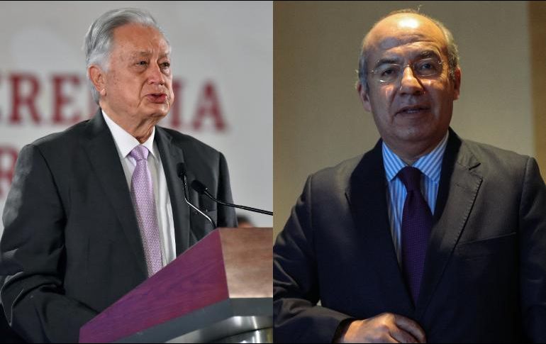 Calderón y Bartlett se respondieron varios tuits la tarde de este domingo. ESPECIAL