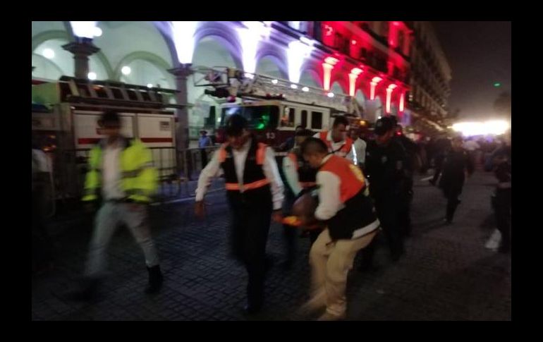 Los lesionados ya están siendo atendidos. @VialidadXalapa