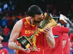 Marc Gasol fue clave para que España repitiera como campeona del mundo 13 años después. Para el menor de los hermanos Gasol es su segundo título en tres meses, tras coronarse en la NBA con los Raptors de Toronto. AFP / G. Baker