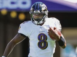 En dos encuentros de lo que va de la temporada, Lamar Jackson acumula siete pases de anotación. EFE / E. Lesser