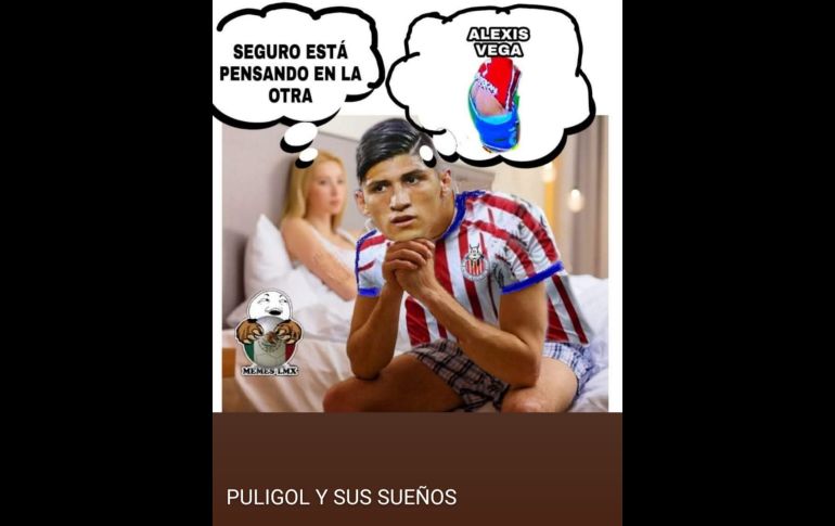 Victoria de Chivas y el festejo de Alexis Vega desatan los memes