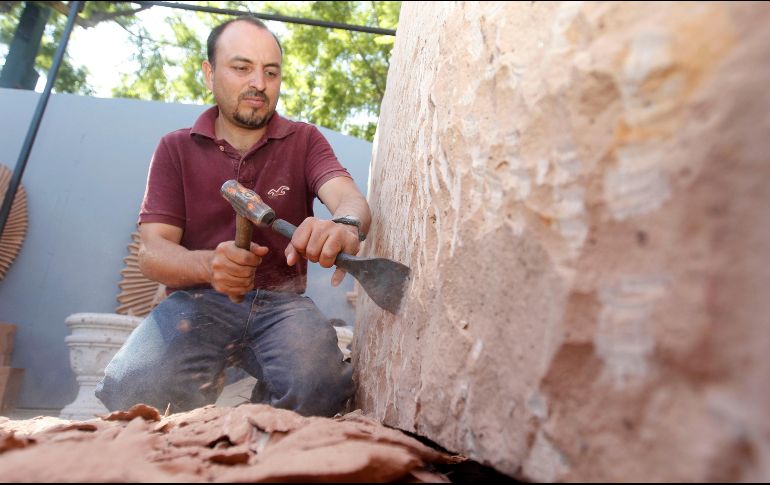 Los creadores del Concurso de Labrado en Cantera y Lapidaria compartirán sus avances ante el público, del 12 al 27 de octubre, en el Paseo Alcalde. EL INFORMADOR/A. Camacho