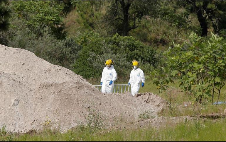 Solís Gómez añade que de las 123 personas localizadas al momento en fosas solamente han sido identificadas 20 de ellas. EFE / ARCHIVO
