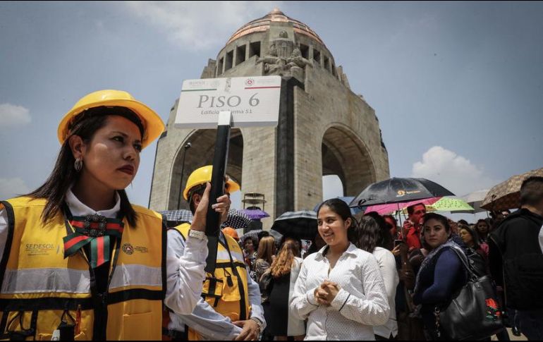 Los ciudadanos podrán registrar el tiempo que tardaron en realizar el simulacro en www.preparados.gob.mx. SUN / ARCHIVO