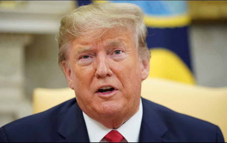 Trump agregó que en la decisión no se tuvo “agallas” ni “visión”. AFP / M. Ngan