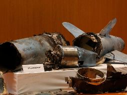 En rueda de prensa para presentar el informe sobre los ataques, Al Malki mostró los restos de tres misiles que no alcanzaron su objetivo y han sido recuperados e inspeccionados. AP/A. Nabil