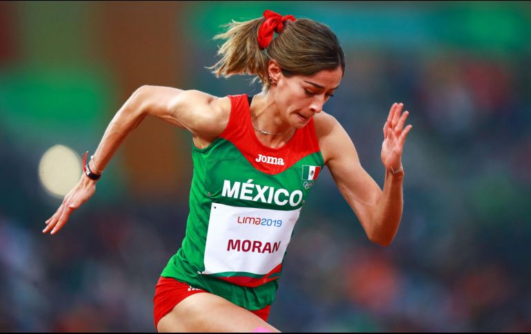 Morán consiguió medalla de plata en la prueba de los 400 metros planos en los Juegos Panamericanos de Lima 2019. Imago7 / ARCHIVO