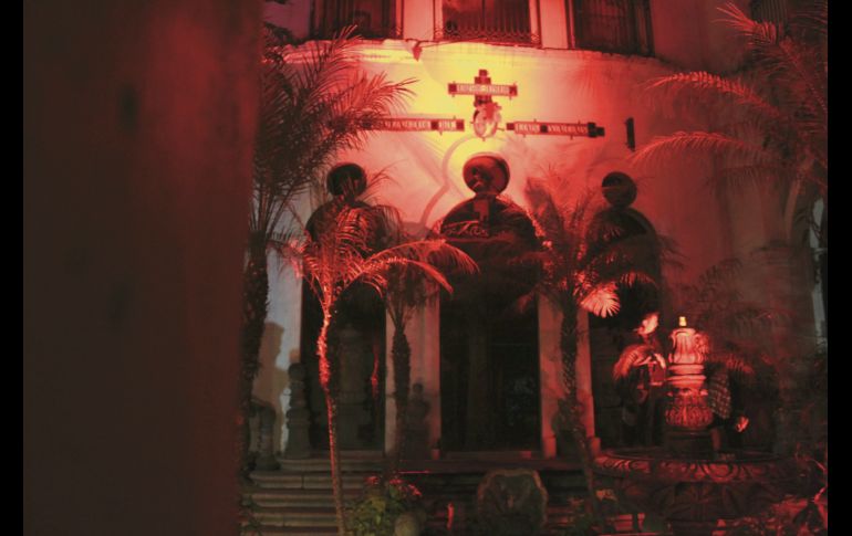 El Palacio de las Vacas luce su rostro más temible y misterioso para recibir a los visitantes. EL INFORMADOR / E. Barrera