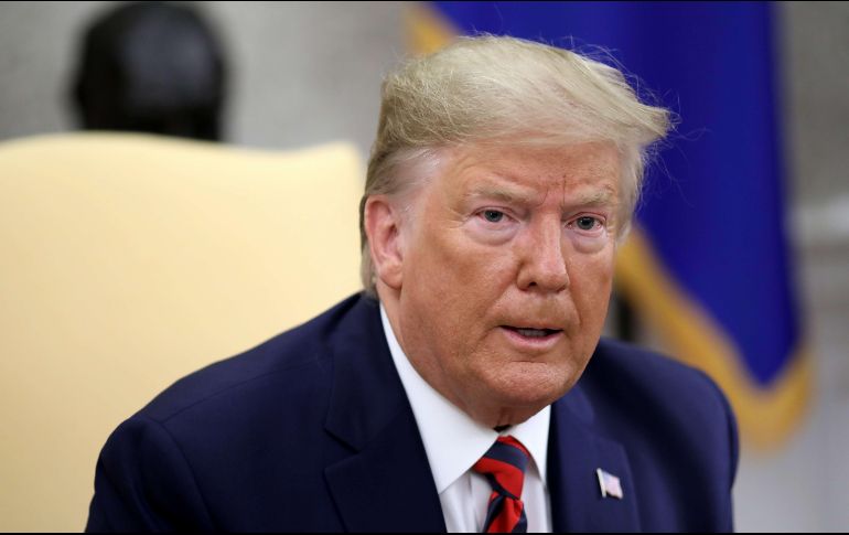 El anuncio ocurre después de que Trump ordenó al Departamento del Tesoro aumentar las sanciones contra Irán luego de los ataques contra dos instalaciones petroleras en Arabia Saudita. AFP / W. McNamee