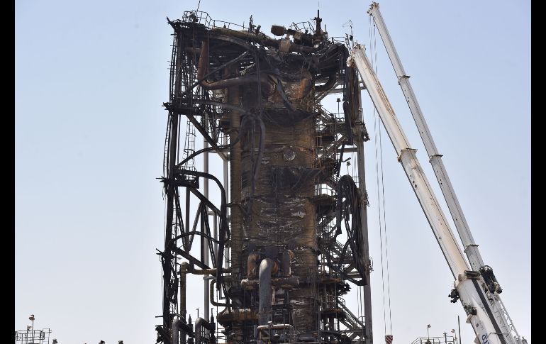 Según el Gobierno saudí, en el ataque se utilizaron 18 drones y 7 misiles crucero de fabricación iraní. AFP/F. Nureldine