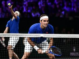 Federer y Zverev superaron 6-3, 7-5 a Jack Sock y Denis Shapovalov. AFP / F. Coffrini
