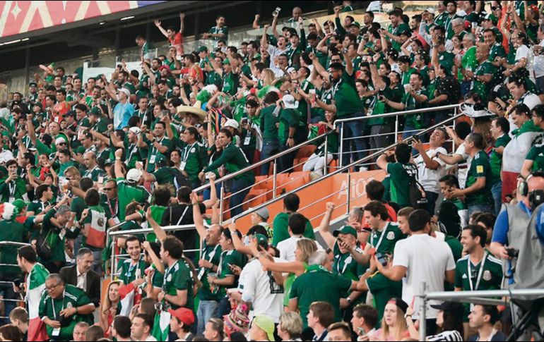Los aficionados mexicanos deberán evitar cualquier acto discriminatorio o racista en las tribunas. TWITTER/@miselección
