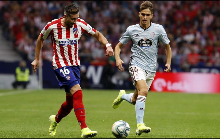 Héctor Herrera fue titular por primera vez con los Colchoneros. EFE / Ballesteros