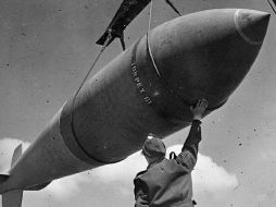 Se trata de una bomba Tallboy de 5.5 toneladas que mide seis metros. ESPECIAL / Royal Air Force Bomber Command, 1942-1945