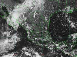 Informan que la tormenta se encuentra actualmente a 85 kilómetros al nor-noreste de Loreto, Baja California Sur, y a 145 kilómetros al sur de Guaymas, Sonora. ESPECIAL/CONAGUA