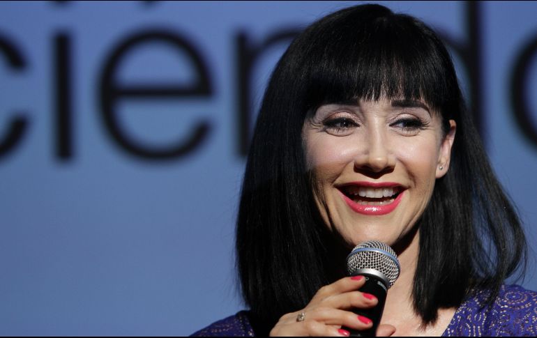 La también conductora se mostró preocupada ante la inseguridad que se vive en la capital del país. NTX/ARCHIVO