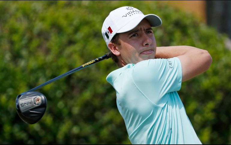 Carlos Ortiz tiene un acumulado de 15 golpes bajo par. AP/R. Solis