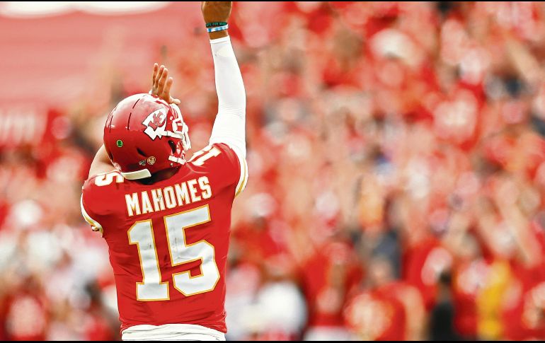 Patrick Mahomes acumula 10 pases de anotación en la temporada. EFE / L. W. Smith