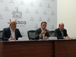 En la rueda de prensa el secretario del Trabajo, Marco Valerio, comentó que se buscará que los empleadores ofrezcan las mejores prestaciones y condiciones para los trabajadores. TWITTER/  @Secturjal