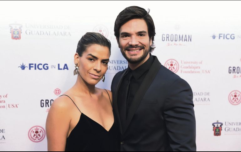 Los actores Daniela Schmidt y Andrés Zuno participaron en la clausura del FICG in LA. CORTESÍA