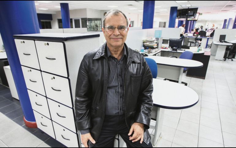 Jorge Souza, director de la Cátedra de Poesía y Periodismo Cultural Hugo Gutiérrez Vega. EL INFORMADOR / F. Atilano