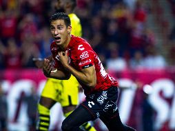 Mauro Lainez celebra el gol de la victoria. IMAGO7/J. Hernández