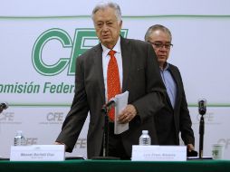 La Coordinación de Comunicación Corporativa de la CFE ofreció una conferencia de prensa, la cual fue encabezada por el director Manuel Bartlett Díaz. NTX/R. Solís