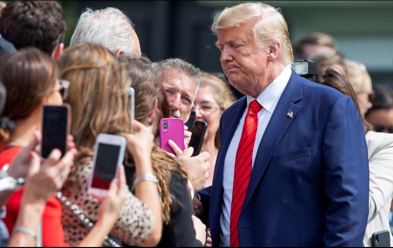 Aseguran que la llamada telefónica entre Trump y Zelenski, que se produjo el 25 de julio, fue bloqueada por la Casa Blanca. EFE/E. Lesser
