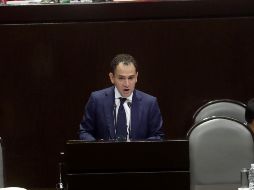Arturo Herrera, secretario de Hacienda, durante su comparecencia ante la Cámara de Diputados. SUN/I. Stephens
