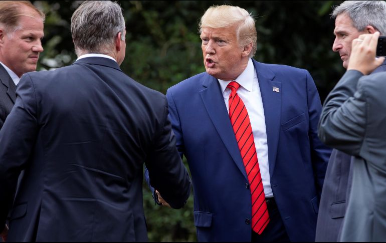 Molesto, Donald Trump acusó a los legisladores demócratas de no cooperar 