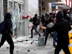 El Presidente apuntó que los encapuchados son una variante del conservadurismo. SUN / V. Rosas