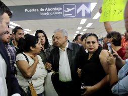 López Obrador se dirige al Hospital Rural de Matamoros, y después viajará a Chihuahua. NTX / A. Guzmán